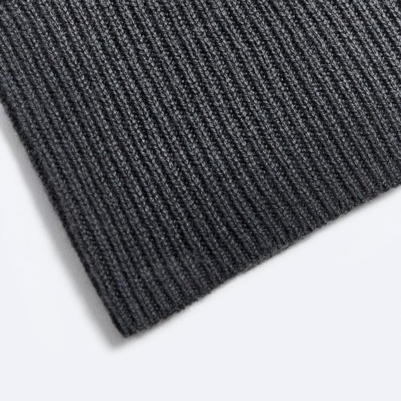 NWT 90% WOOL 10% CASHMERE GRAY UNISEX BALACLAVA - Picture 3 of 7